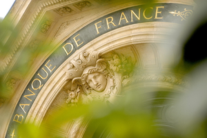 fronton de la Banque de France 