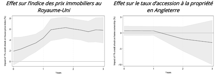 Effet sur l’indice des prix immobiliers au Royaume-Uni Effet sur le taux d’accession à la propriété en Angleterre